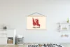 MuchoWow® Textilposter New York - Rot - Freiheitsstatue Produktbild-Vorschau 2