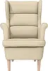 vidaXL Sessel Creme 74x84x100 cm Stoff Produktbild-Vorschau 4