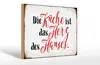 Holzschild  Küche ist das Herz des Hauses, 30 x 20 cm, Produktbild-Vorschau 1