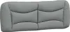 vidaXL Bett mit Matratze "Hvar" Hellgrau 120x200 cm Stoff Produktbild-Vorschau 4