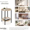 Table d’appoint BALLINA 45x64cm - Bois clair industriel, Voir les images du produit 7
