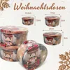 Keksdosen Weihnachten 3teilig Dosen Set Weihnachts Keksdose Produktbild-Vorschau 3