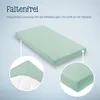 Julius Zöllner Spannbetttuch Jersey 90x40 cm Salbei Produktbild-Vorschau 5