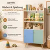 ALVIX Kinderregal NESTA 4 mit 2 Türen, Montessori Produktbild-Vorschau 3