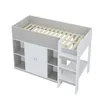 Flieks Etagenbett 90x200cm mit Kleiderschrank und Staufach, Produktbild-Vorschau 7