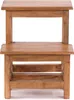 TRITTLEITER "STEP" | 46x37 cm (HxB), Altholz | Tritthocker Produktbild-Vorschau 2