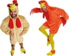 Two men in chicken costumes posing against a white background. Produktbild-Vorschau