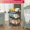 Servierwagen, Küchenwagen, 3-stufiger Rollwagen, Produktbild-Vorschau 5