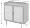 CALICOSY -  Sideboard mit 2 Türen in Nussbaumoptik und Produktbild-Vorschau 7