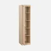 sweeek - Kleiderschrank mit Rattan-Geflecht und Holzdekor, Produktbild-Vorschau 3