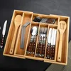 GRÄWE Besteckkasten aus Bambus, variabel ausziehbar 28,5 cm Produktbild-Vorschau 3