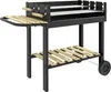 Kohlegrill, Grillwagen, 2 Grillflächen, 2 Räder, Griffe, Produktbild-Vorschau 1