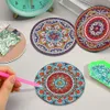 8 Stück Diamond Painting Untersetzer Mit Halter, Mandala Produktbild-Vorschau 4