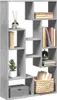 vidaXL Knihovna Betonově šedá 72x20x120,5 cm Dřevěný Náhled obrázku produktu 2