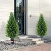 zestaw 2 sztucznych topiary cedrowych sztucznych roślin PE Podgląd zdjęcia produktu 8