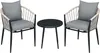 Outsunny 3tlg. Gartenmöbel Set, Balkon-Set inkl. 1 Tisch, 2 Produktbild-Vorschau 1