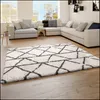 TT Home Teppich Wohnzimmer Hochflor Shaggy Skandi Design Produktbild-Vorschau 2