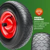 GARDEBRUK® Roue de brouette gonflable 4.80/4.00-8 Ø390mm Voir les images du produit 5