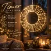 LED Lichterkranz Ø 30 cm mit 200 LEDs Warmweiß, Produktbild-Vorschau 3