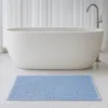 Tapis de bain chenille 60x90cm bleu clair Voir les images du produit 5