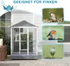 Cage à oiseaux PawHut en bois, volière pour perruches avec Voir les images du produit 8