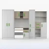 Jugendzimmer Wohnwand Kinderzimmer 300 cm Weiß/Sonoma mit Produktbild-Vorschau 3