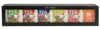 Teebox schwarz Holz Aufbewahrungsbox 6 Fächer 43x9x9 cm Produktbild-Vorschau 3