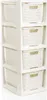 REGAL mit x 4 Schubladen Standregal Kommode Schrank Produktbild-Vorschau 5