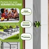 tillvex Gartentisch 220x70cm klappbar Weiß Kunststoff | Produktbild-Vorschau 7