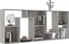 Libreria grigio cemento 67x24x161 cm Materiale a base di Anteprima dell’immagine prodotto 12