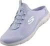 Auf dem Bild ist ein flacher Schuh in der Farbe Hellblau zu sehen der in einem seitlichen Blickwinkel präsentiert wird. Der Schuh hat eine schlichte Form und eine leichte Sohle die insgesamt einen eleganten Eindruck vermittelt. Produktbild-Vorschau