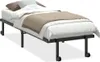 vidaXL Rám postele bez matrace Skládací černý 80x200 cm Náhled obrázku produktu 1