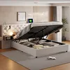 ProximaX Lit classique, Lit rembourré élégant Lampes de Voir les images du produit 1