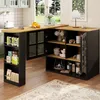 A modern kitchen with a multifunctional bar table and sideboard. Produktbild-Vorschau