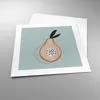 Poster - Poster ohne Rahmen - Birne Bild Jugend - 40x40 cm Produktbild-Vorschau 3