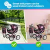 Kinderplay Puppenwagen mit Tasche – höhenverstellbarer Produktbild-Vorschau 7