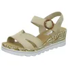 Rieker Keilsandaletten 67173 Damen 31353430373139 Beige 37 Produktbild-Vorschau 11