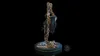 A figurine of a Xenomorph from the Alien franchise, suspended by a chain, on a circular base. Produktbild-Vorschau
