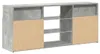 Mueble de televisión vidaXL con iluminación LED, color gris Vista previa de la imagen del producto 7