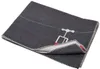 A folded gray blanket with a graphic of a ski lift gondola. Produktbild-Vorschau