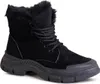 topschuhe24 2598 Damen Winter Velours Stiefeletten Warm Produktbild-Vorschau 2