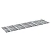 vidaXL Coussin pour bain de soleil Gris Motif à carreaux Voir les images du produit 9