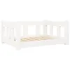 vidaXL Legowisko dla psa białe 65,5x50,5x28 cm lite drewno Podgląd zdjęcia produktu 1