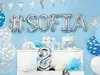 Luftballons Wolken 30cm transparent weiß 6er Set Produktbild-Vorschau 7
