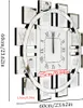 A decorative wall clock with a mirrored frame and Roman numerals on the clock face. Anteprima dell’immagine prodotto