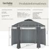tectake® Gartenpavillon Siana Ø 3,5 m Produktbild-Vorschau 5