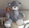 Grande orso di peluche grigio 190cm XXL - Ti amo Anteprima dell’immagine prodotto 5