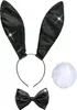 Bunny Set glitzer schwarz 3-teilig Produktbild-Vorschau 2