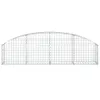 vidaXL Gabion avec arc surélevé 200x30x40/60 cm Fer Voir les images du produit 3