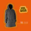 Knusse hoodie - Sherpa fleece, antraciet (R) Productafbeelding-voorbeeld 3